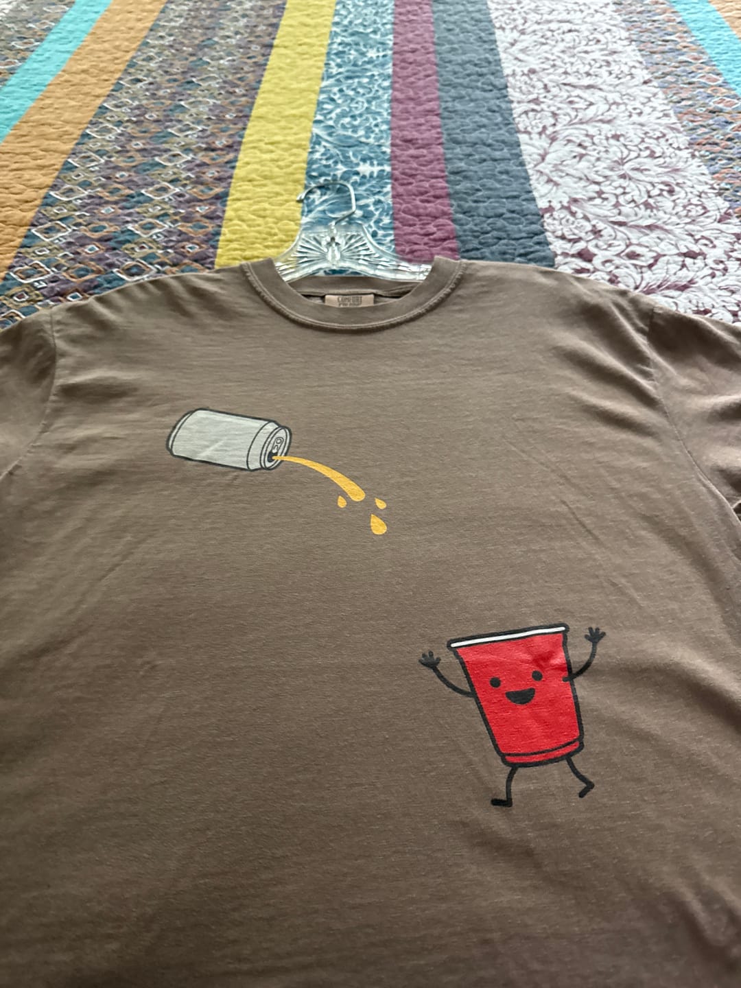 Customer photo review of The Pour — Premium Tee