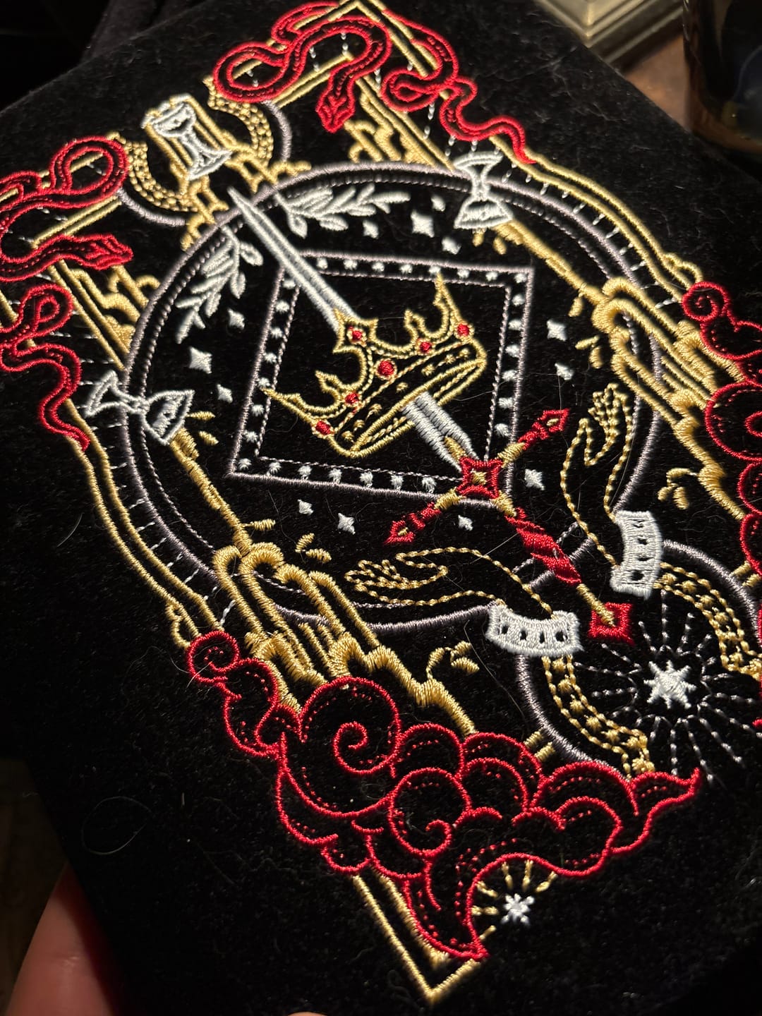 Customer photo review of Serpents & Swords eReader Sleeve - Black