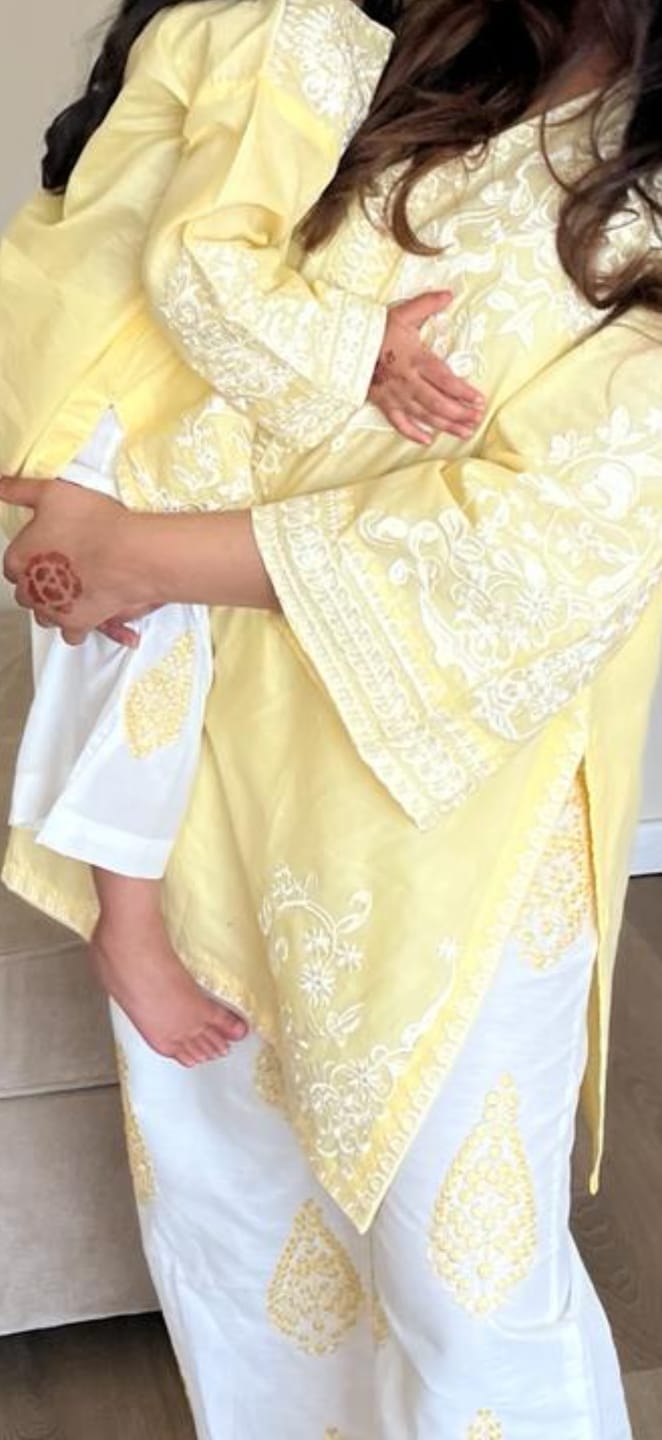 Customer photo review of HK346 - Aara - 2 Piece Linen Suit