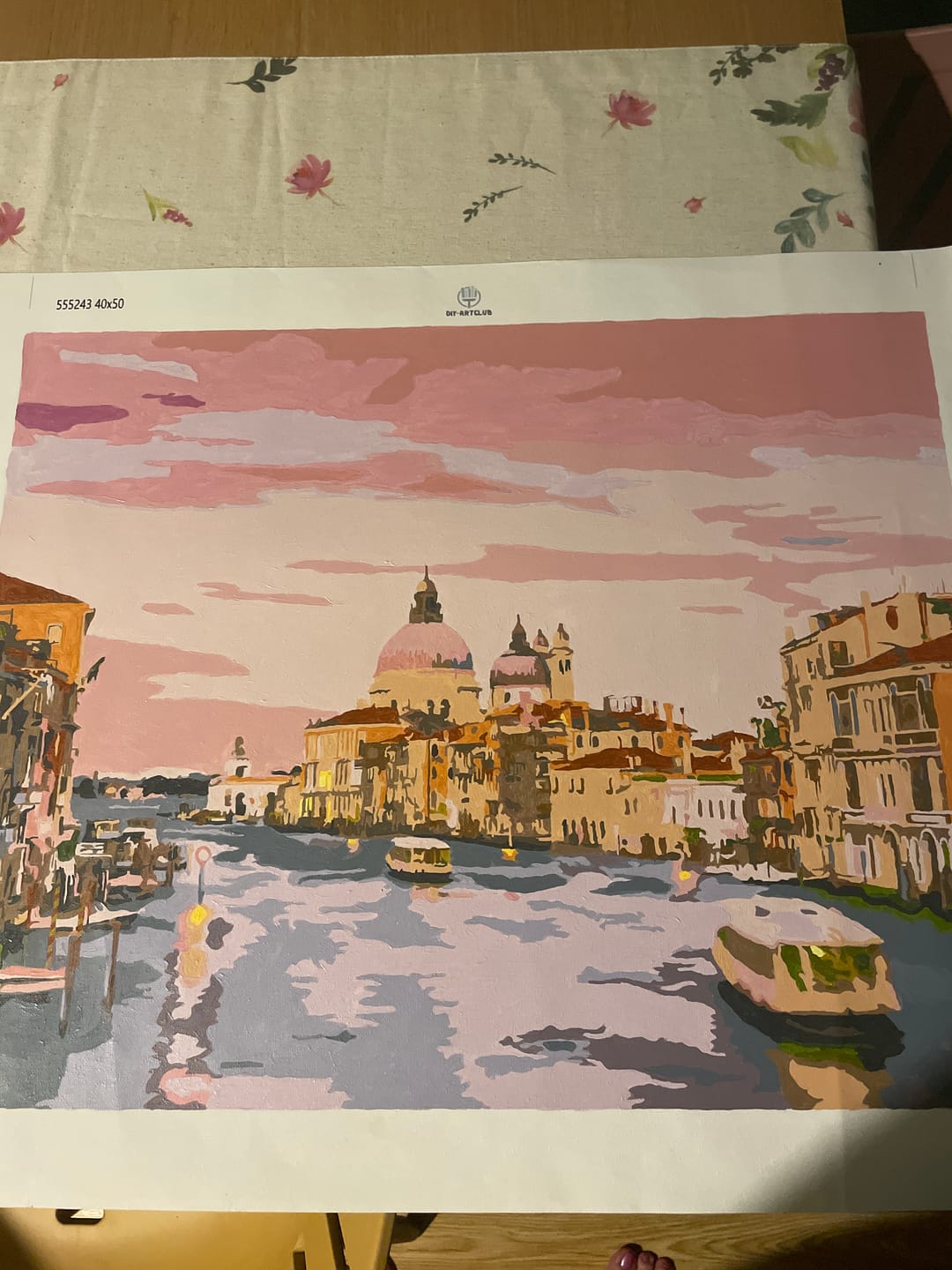 Customer photo review of Grand Canal of Venice - Italy | Paint by Numbers