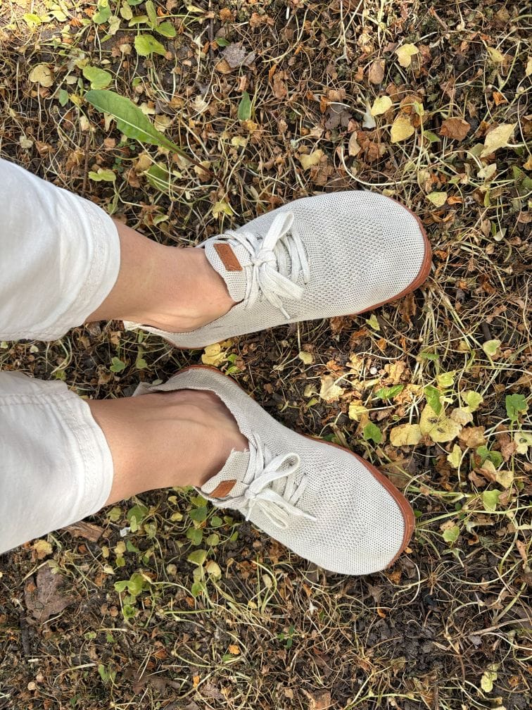 Customer photo review of Vaistoa Iloa | Knitted Barefoot Sneakers