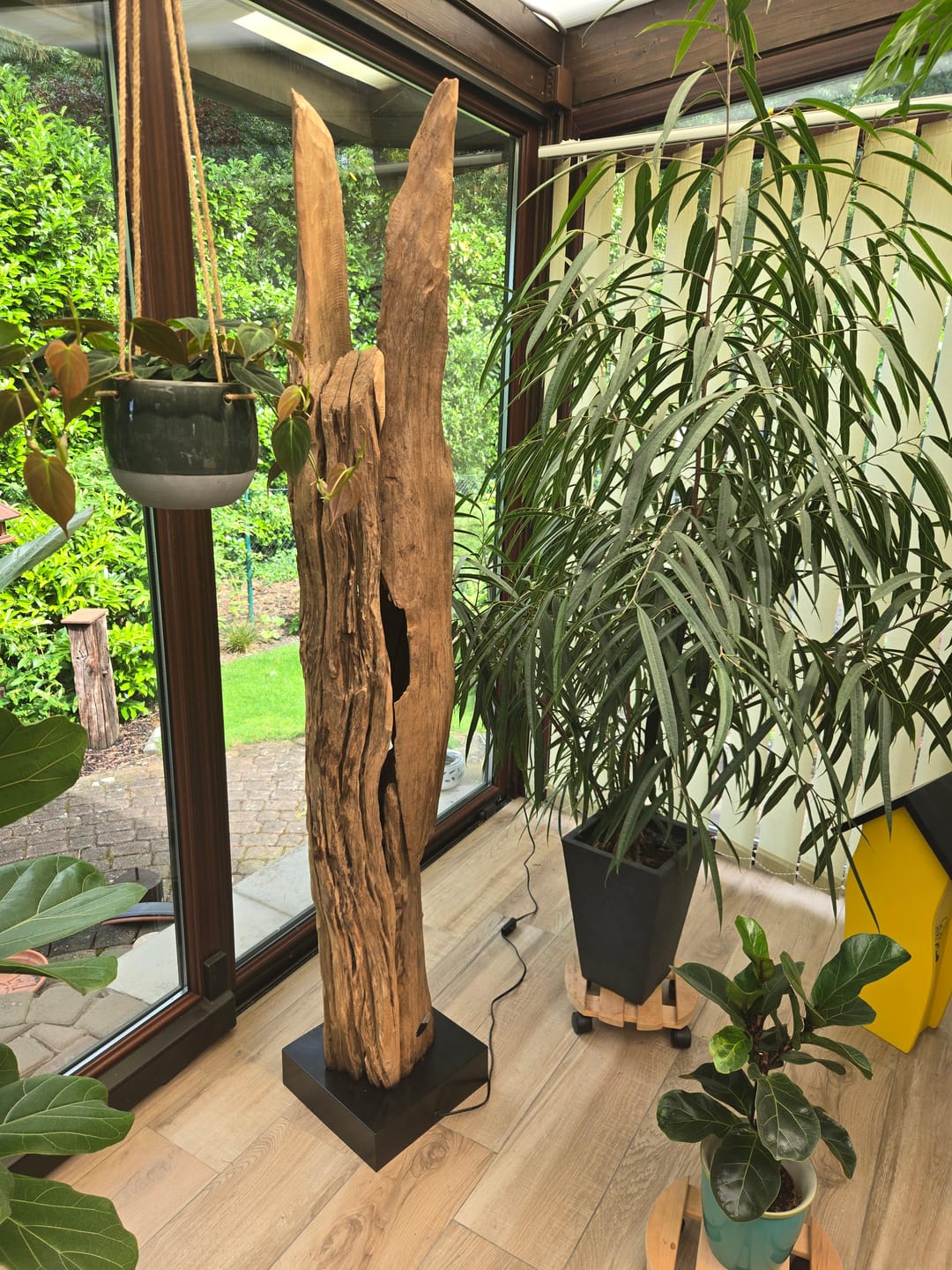 Customer photo review of Teakholz Stehlampe ALMA | Höhe 180 cm