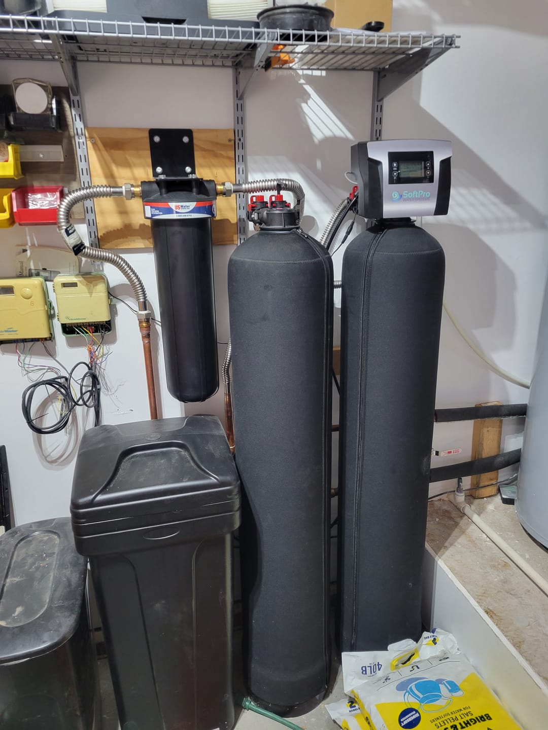Customer photo review of SoftPro® Elite HE Water Softener for City Water (Industry's Best Softener & Filter Combo)