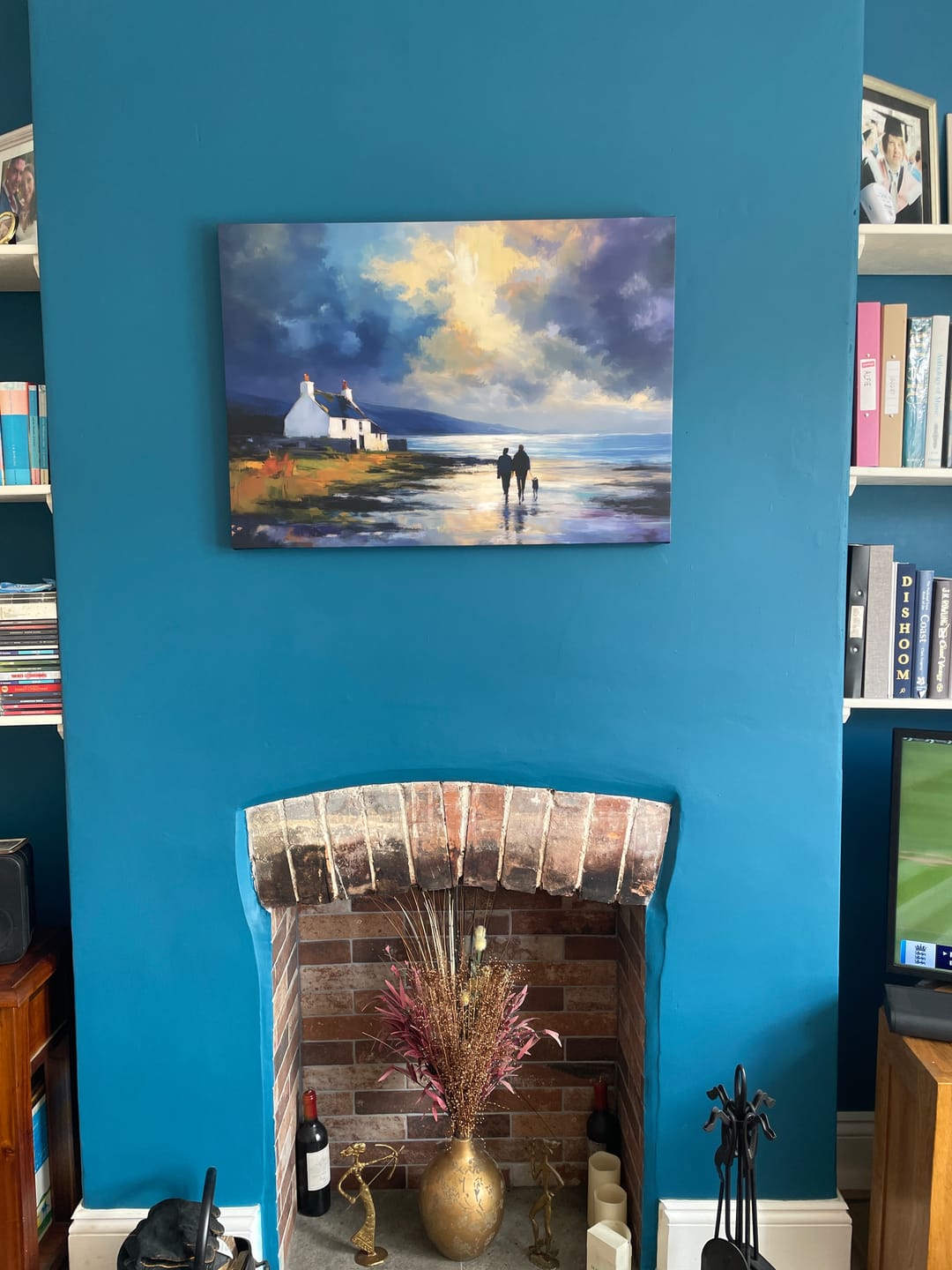 Customer photo review of Out With Duke Canvas Print