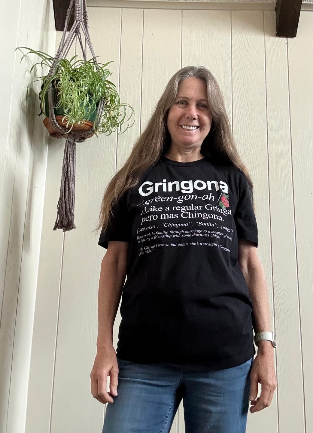 Customer photo review of OG Gringona Vintage Friendship Unisex Tee