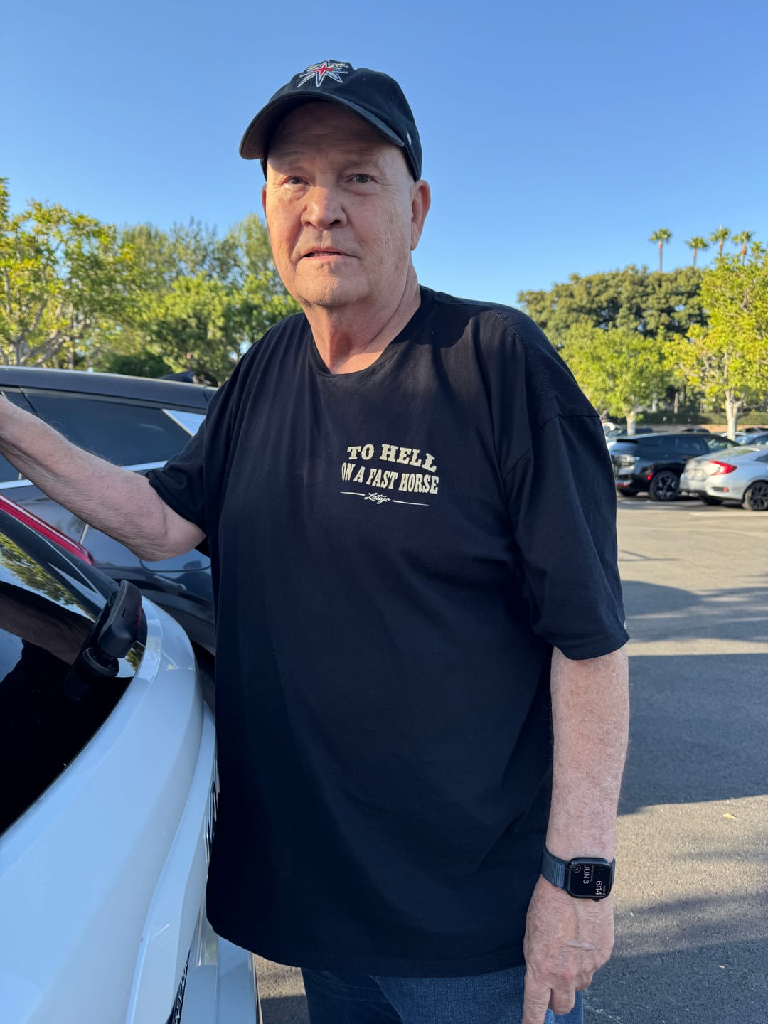 Customer photo review of Fast Horse Tee