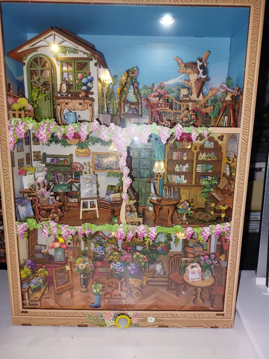 Customer photo review of DIY Book Nook Kit  - Blossom Time
