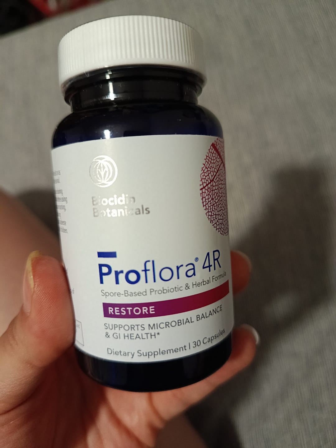 Customer photo review of Proflora™ 4R de Biocidin – Probiótico con Esporas y Fórmula Herbal • 30 Cápsulas