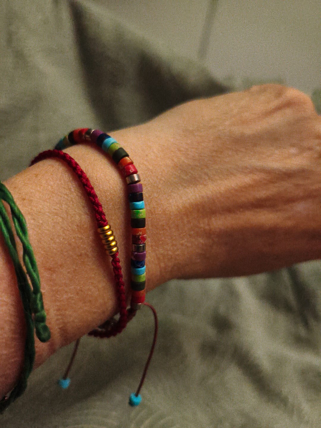 Customer photo review of Tibetisches Kraftarmband