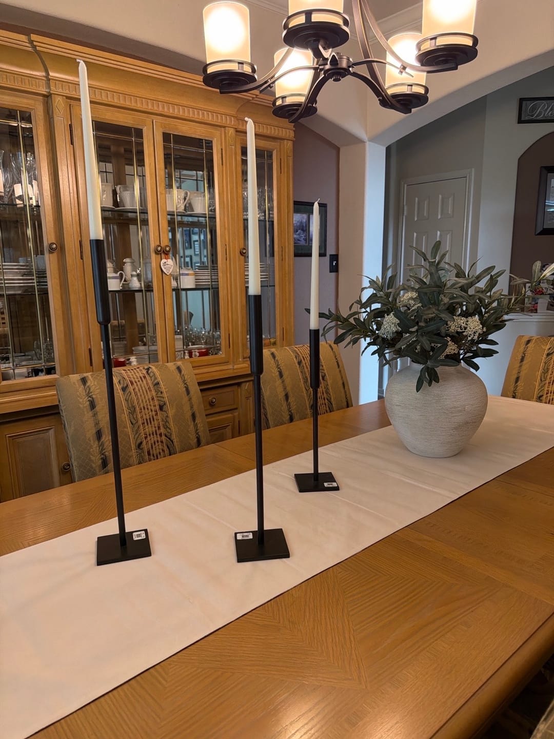Customer photo review of Arina Vase - Brushed white