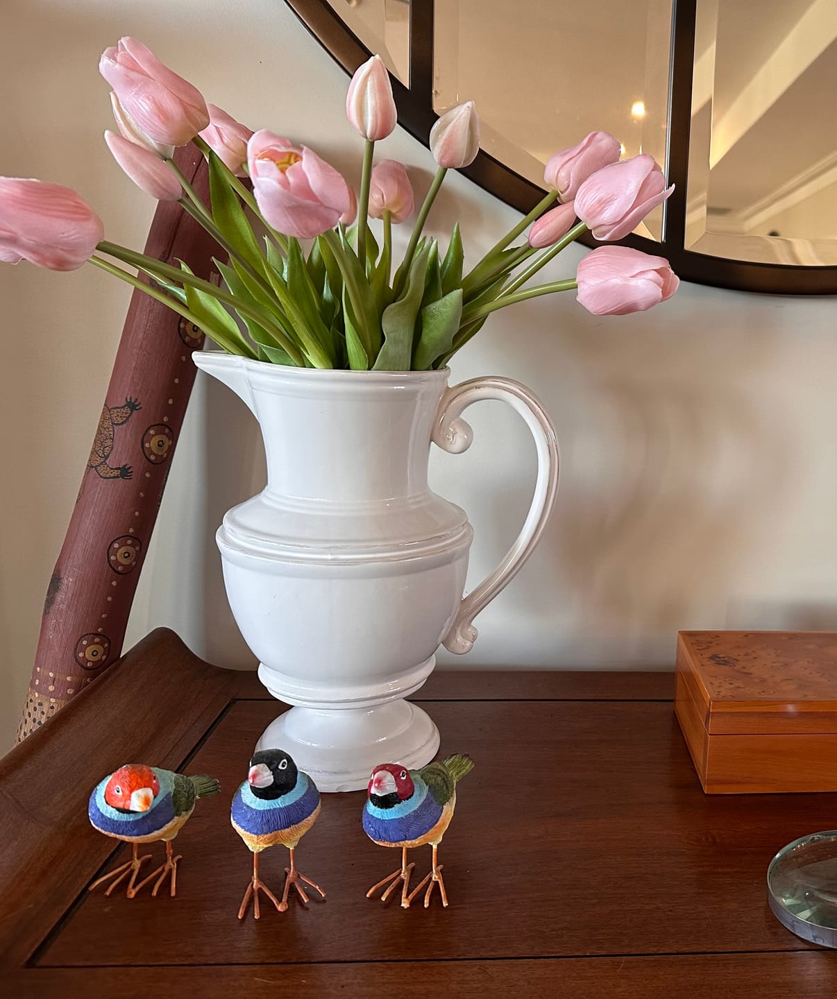 Customer photo review of Tulips - Pale Pink Long Stem