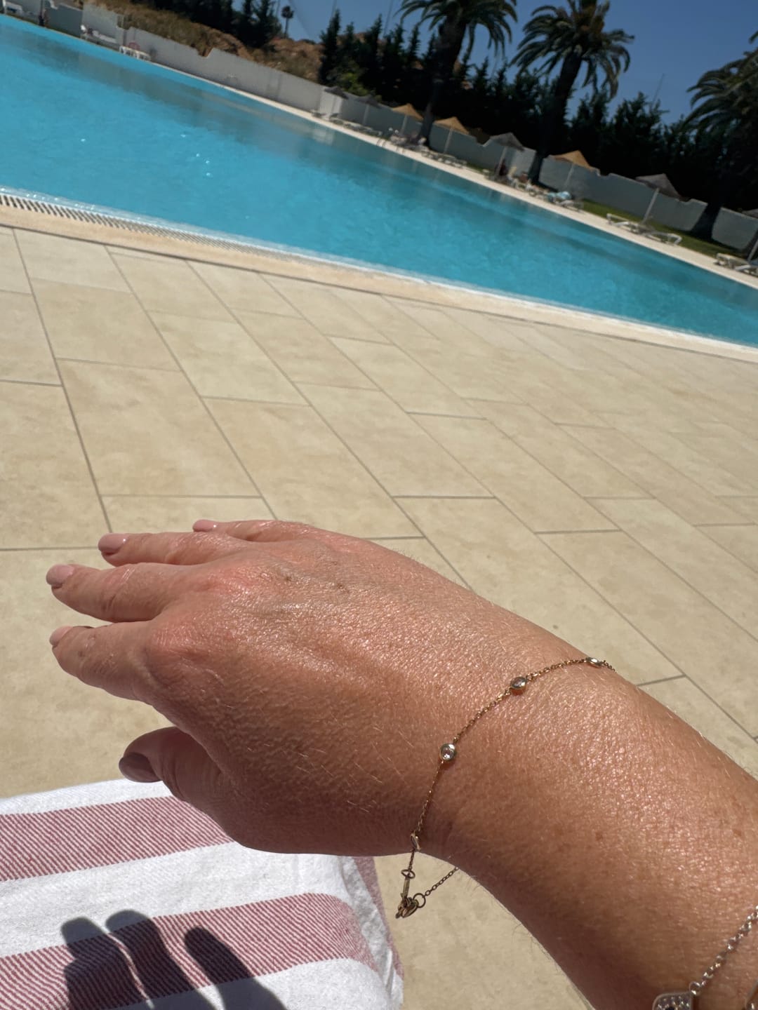 Customer photo review of Multi Stone Chain Bracelet