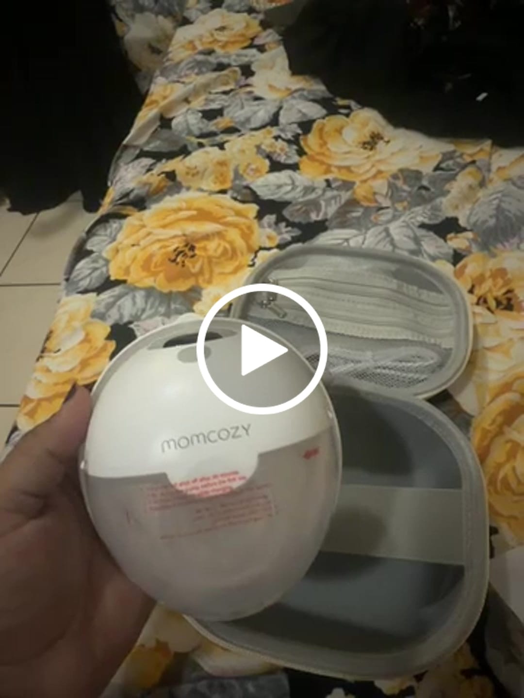 Customer video review of Momcozy M5 Wearable Breast Pump (Grey)