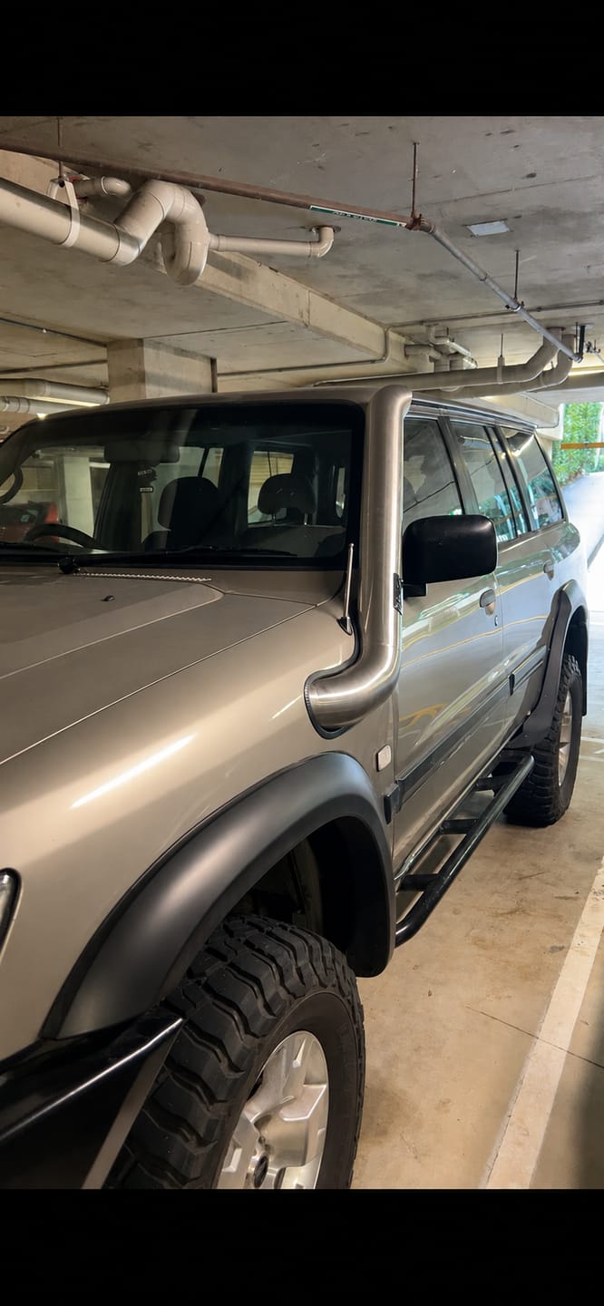 Customer photo review of Stainless Snorkel to suit Nissan GU Patrol (Series 1-3 Passenger Side)