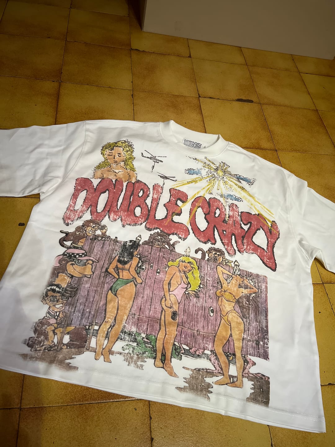 Customer photo review of 90s Vintage Bikini Graphic Tee-533