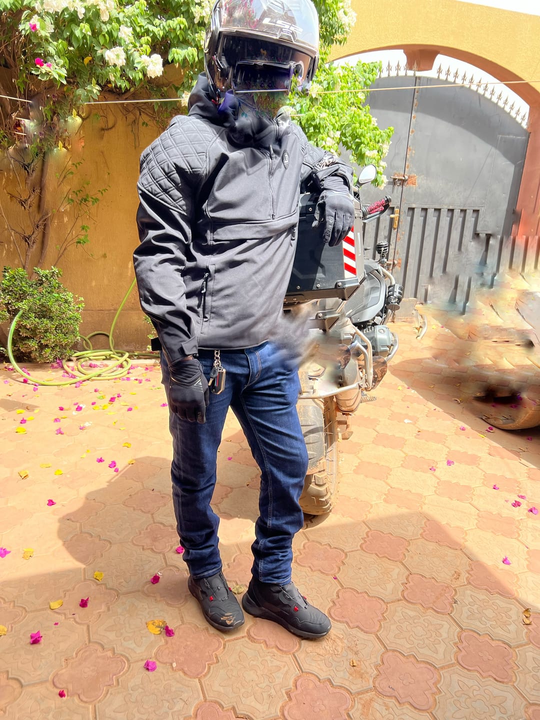 Customer photo review of RIDEIRON CE Protective 2-in-1 Leisure Motorcycle Jacket | JK006