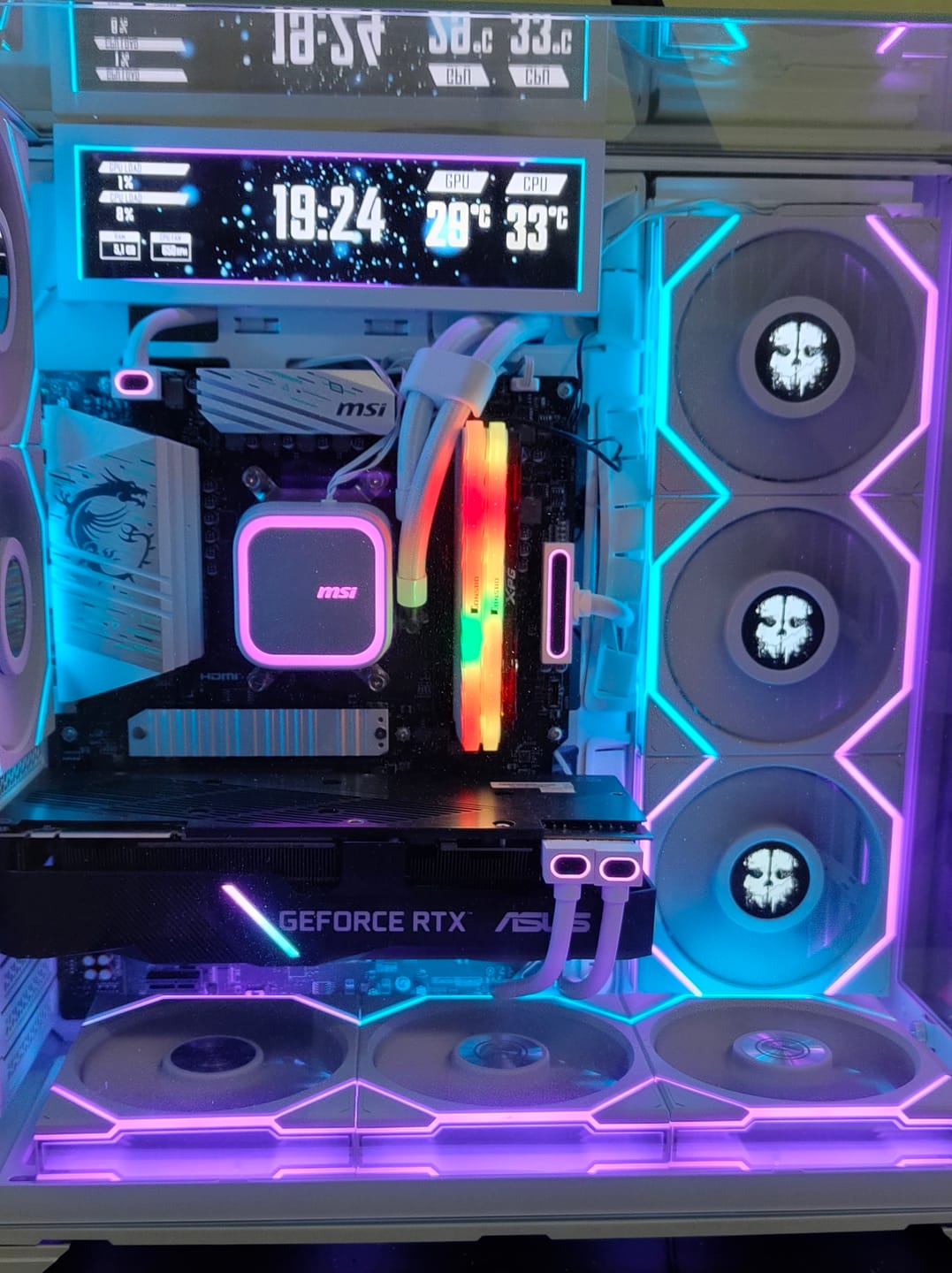 Customer photo review of AsiaHorse Hydrus ARGB PSU Uzatma Kablosu