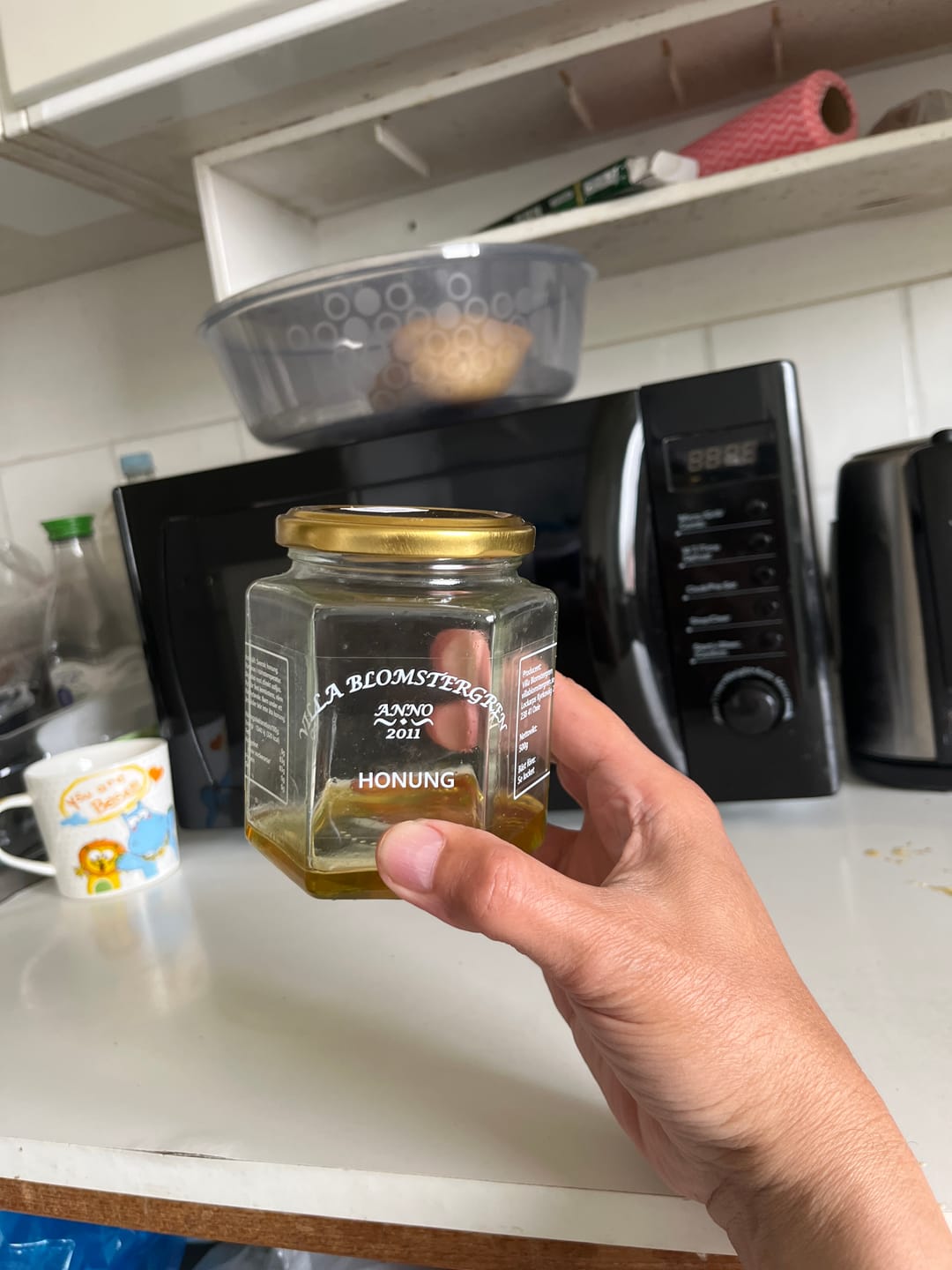 Customer photo review of Flytande honung 2 kg (4×500 g) – Svensk RAW honung