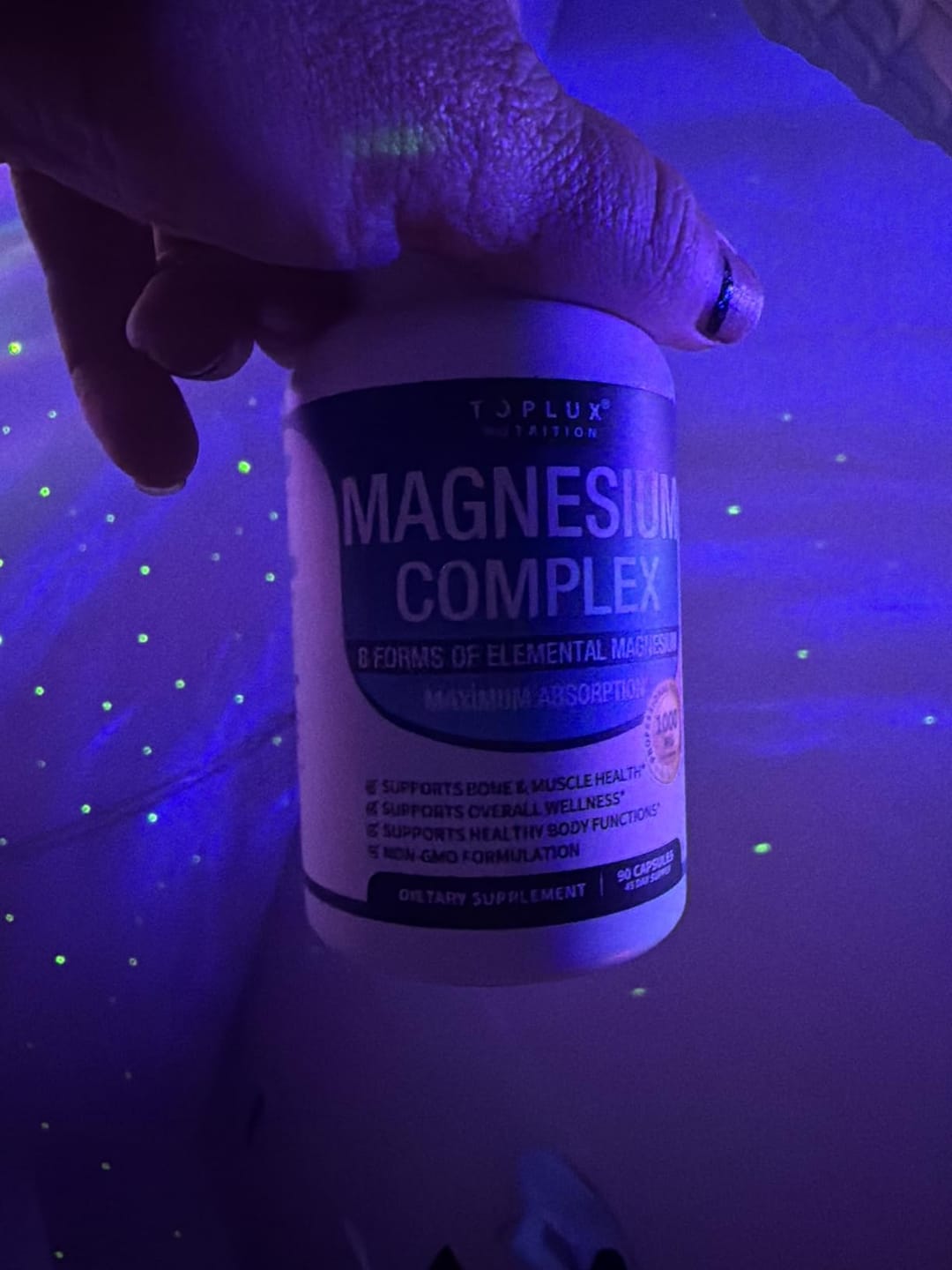 Customer photo review of Magnesio 8 en 1 para apoyar mente clara, descanso y bienestar integral