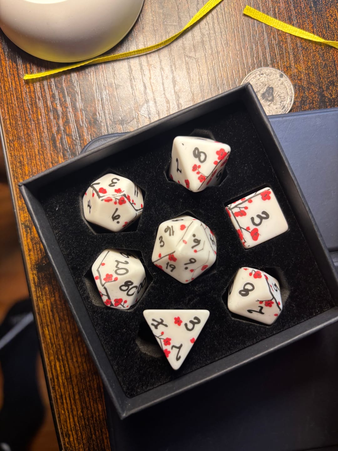 Customer photo review of Plum Blossom - Dice Set