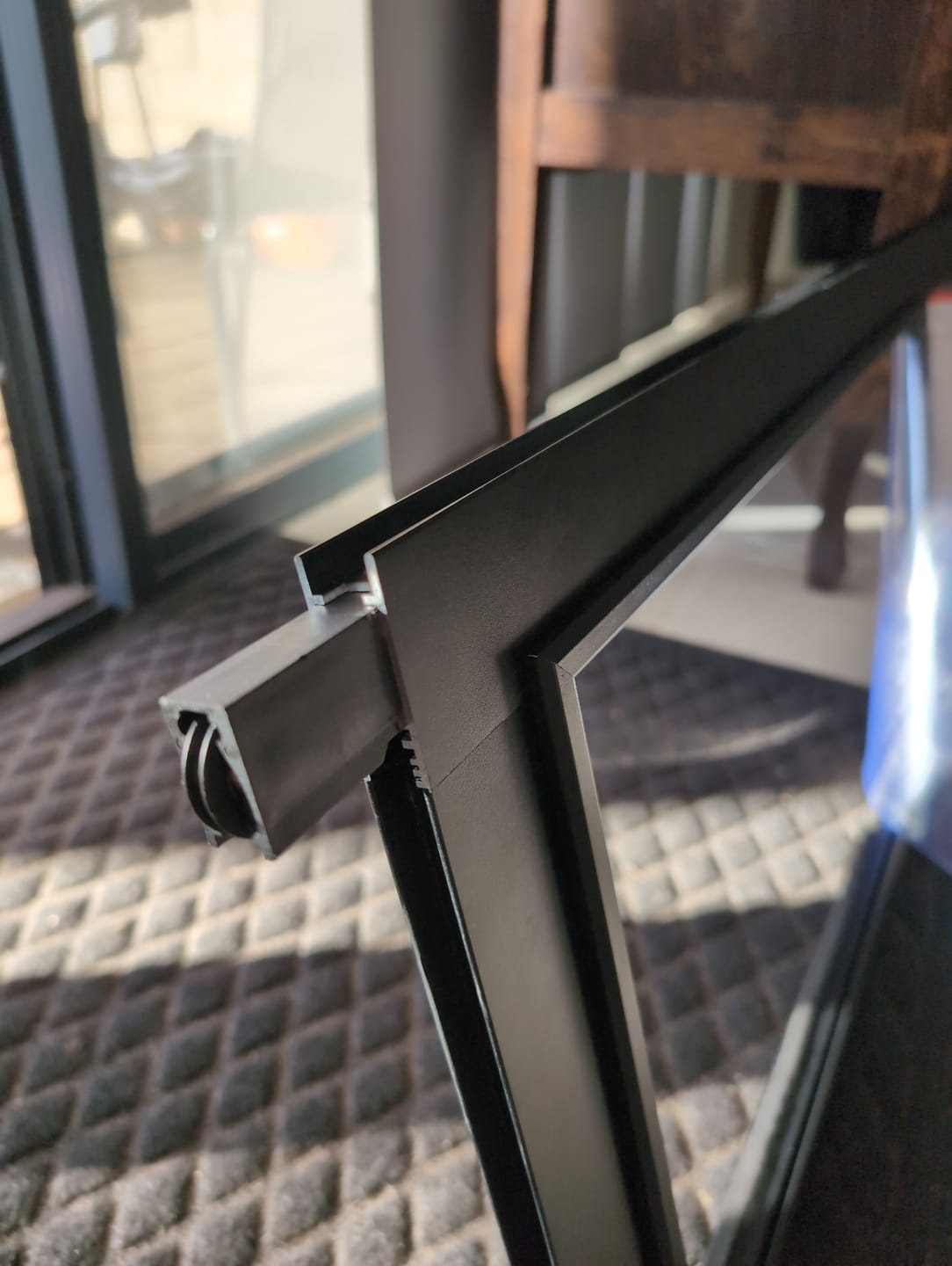 Customer photo review of Wheel for Patio Pet Door