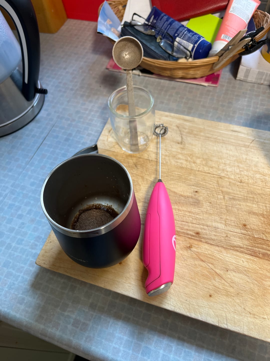 Customer photo review of Metal Insulated Quote Mug