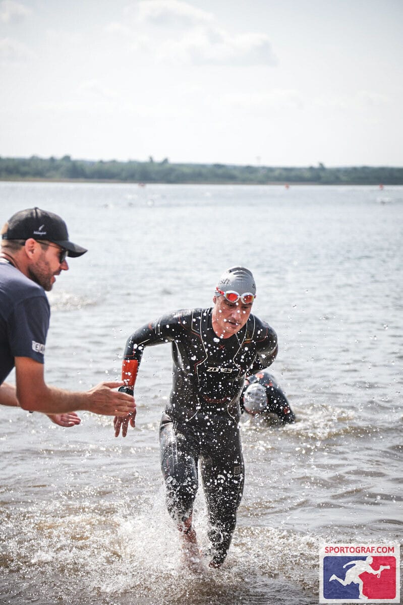 Customer photo review of NanoClear™ Recon Swim Goggles Sunrise Mirror - (Red)