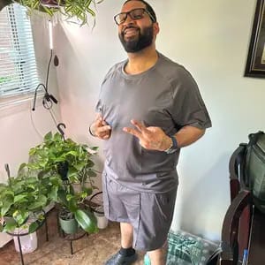 Customer photo review of 🔥Summer Sets 50% Off Exclusive ✨ Summer Men’s Short-Sleeve Crew-Neck Fitness Sports Casual Set