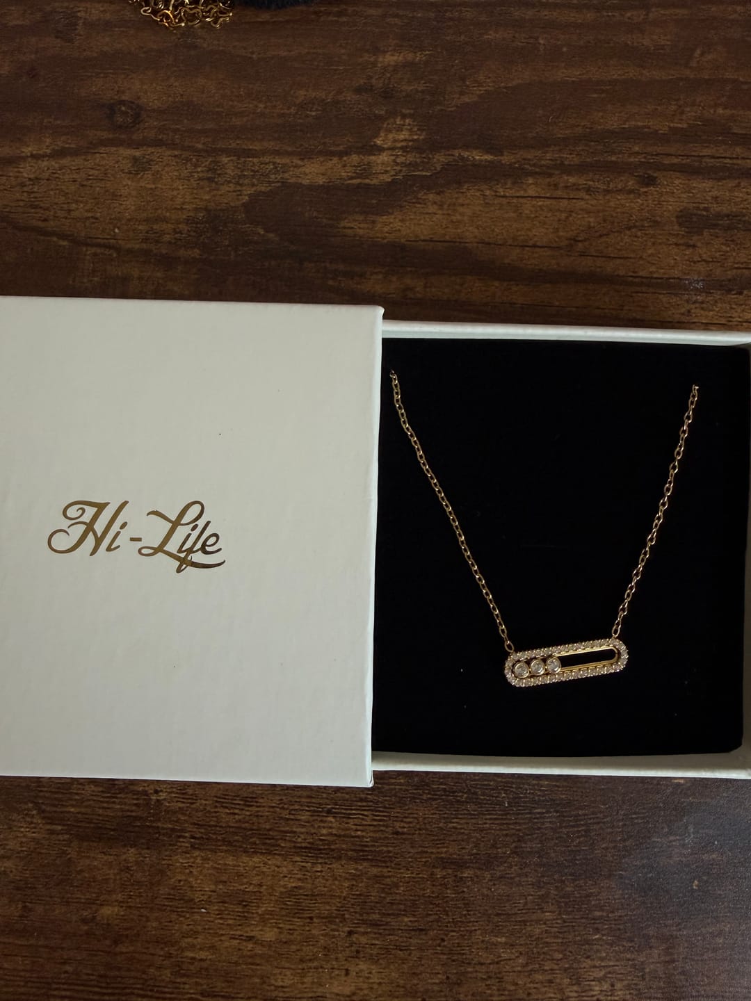 Customer photo review of Pave Soul Kette 18K Vergoldet