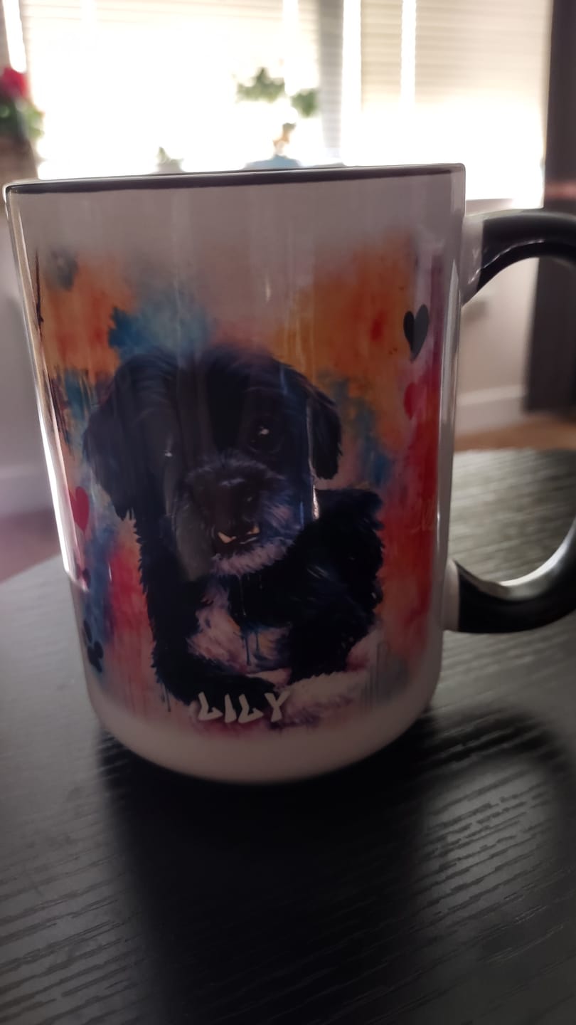 Customer photo review of Graffiti - Personalized Mug