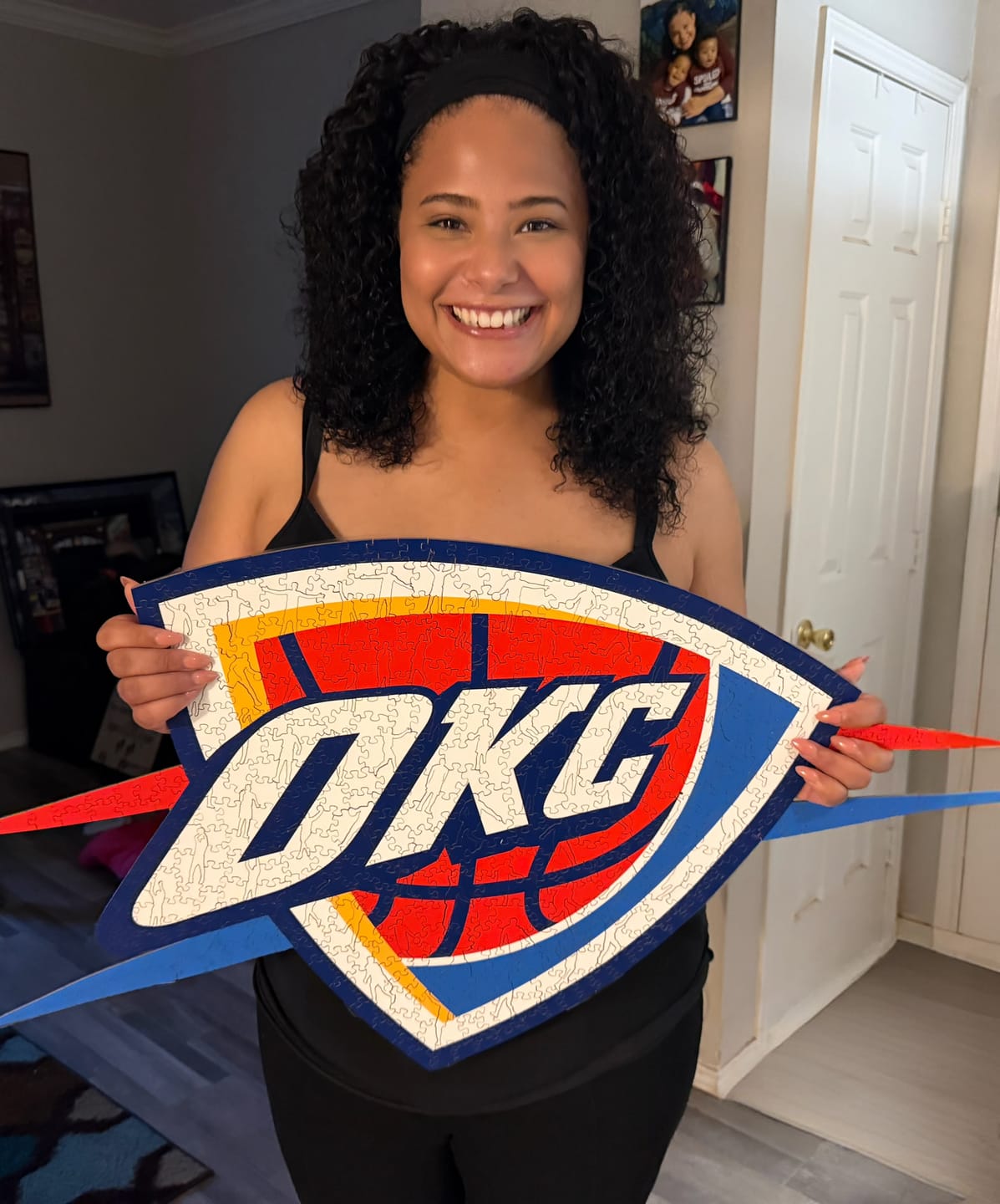 Customer photo review of Oklahoma City Thunder™ - Wooden Puzzle