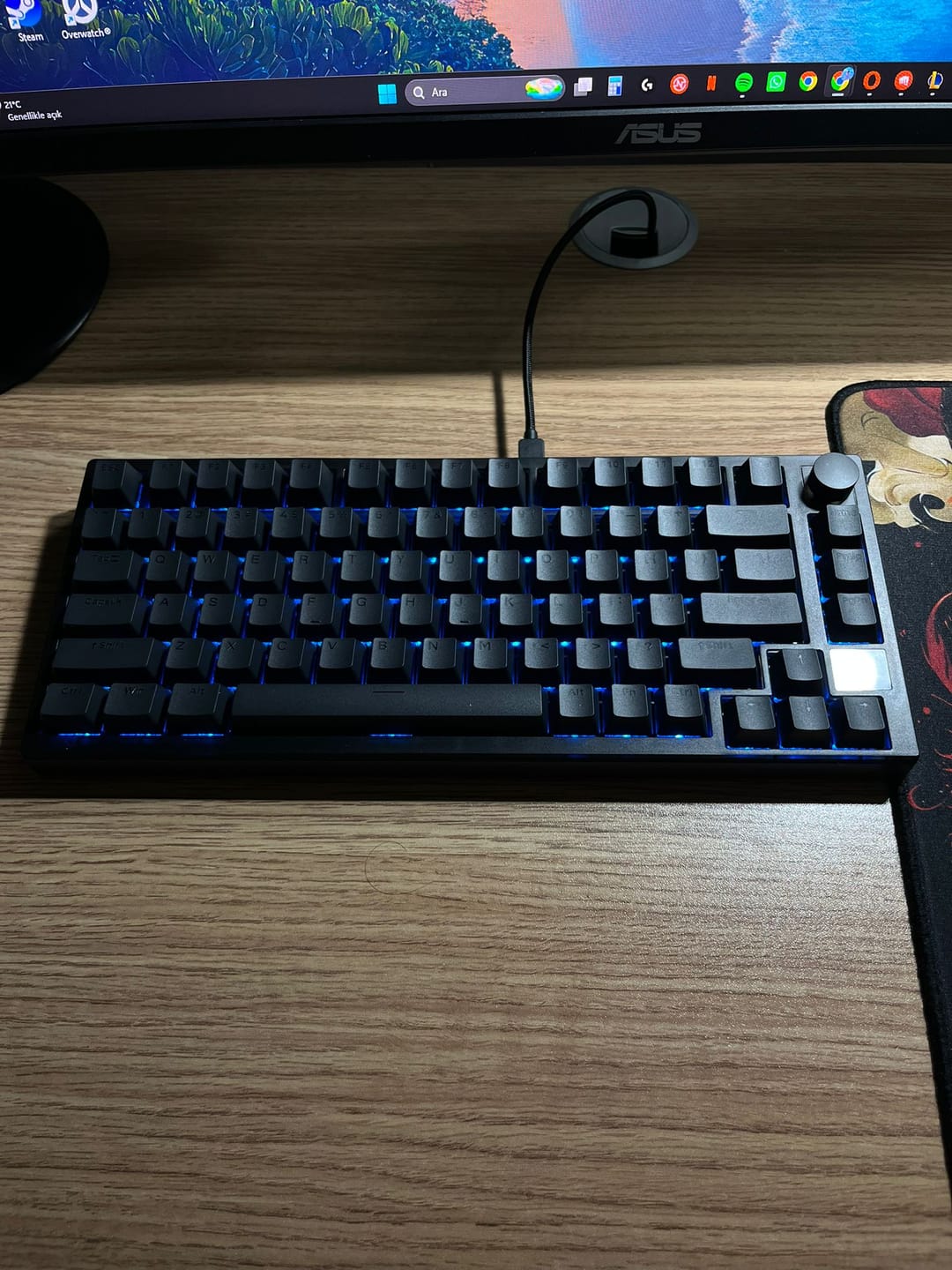 Customer photo review of Wraith W75 V2 Klavye (Manyetik Switch / HE)