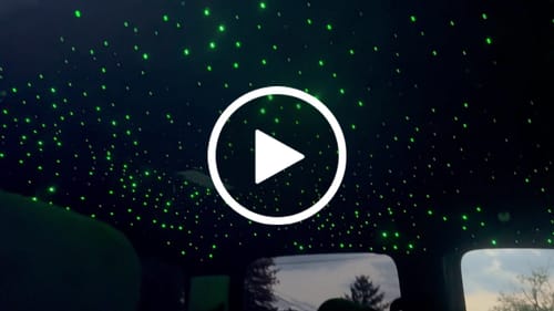 Customer video review of RGBW Twinkle Starlight Headliner Kit – 650 or 1,000 Stars