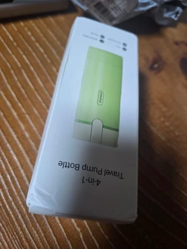 Customer photo review of 4-in-1 Travel Dispenser Bottle