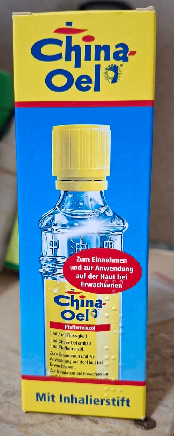 Customer photo review of 百靈油 China Oel 純薄荷精油三效合一液態 100ml / 25ml