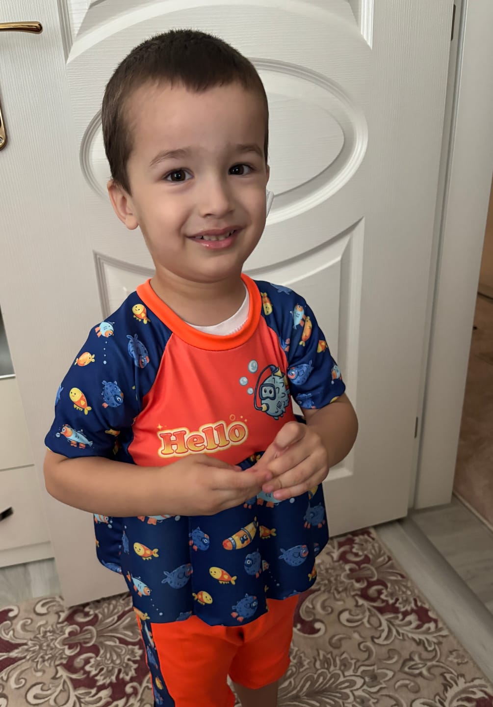Customer photo review of Yüzmeyi Öğreten Çocuk Mayosu | Batmaz Mayo