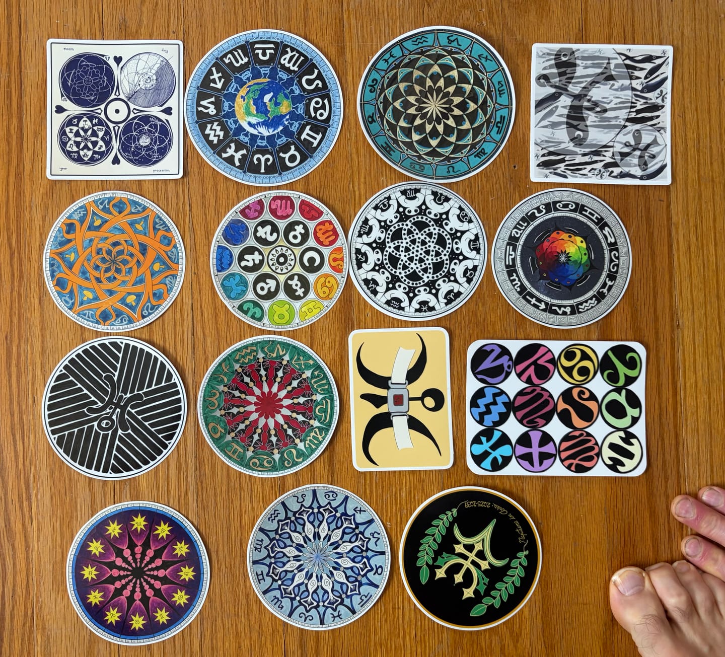 Customer photo review of Seasonal Sticker Sale 2" - 9"