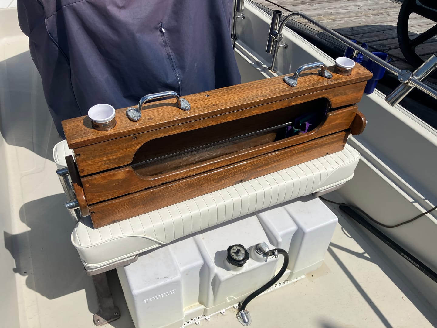 Customer photo review of RPS Seat Cushion - Boston Whaler Montauk, Outrage, Newport And Others