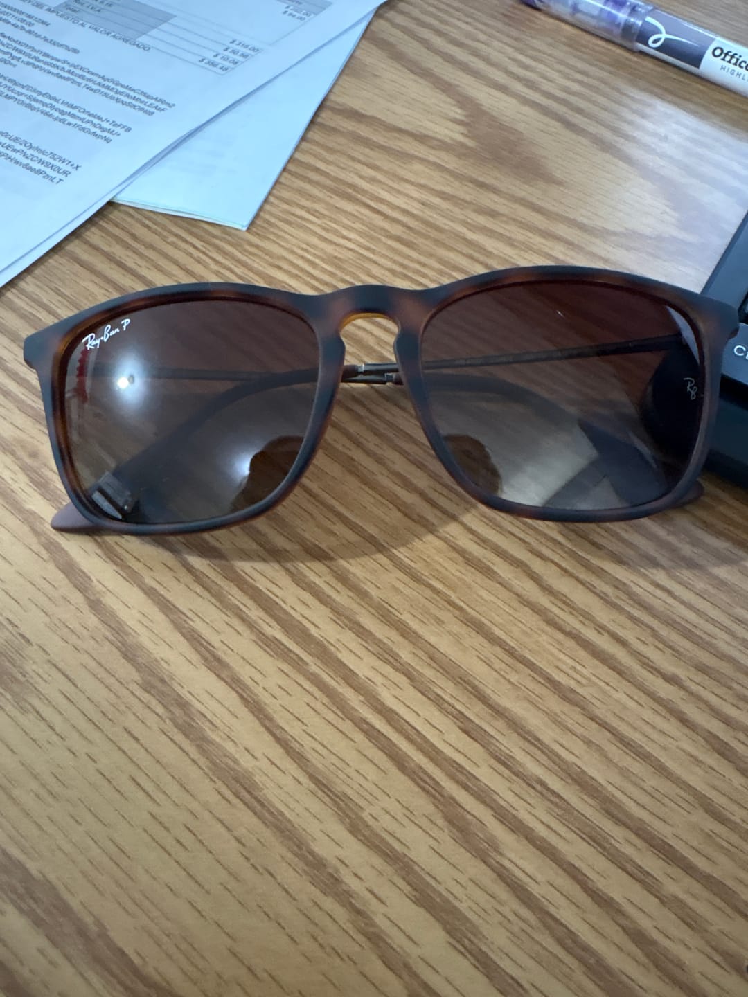 Customer photo review of Lentes De Sol Rb Chris Rb4187n Carey-Café