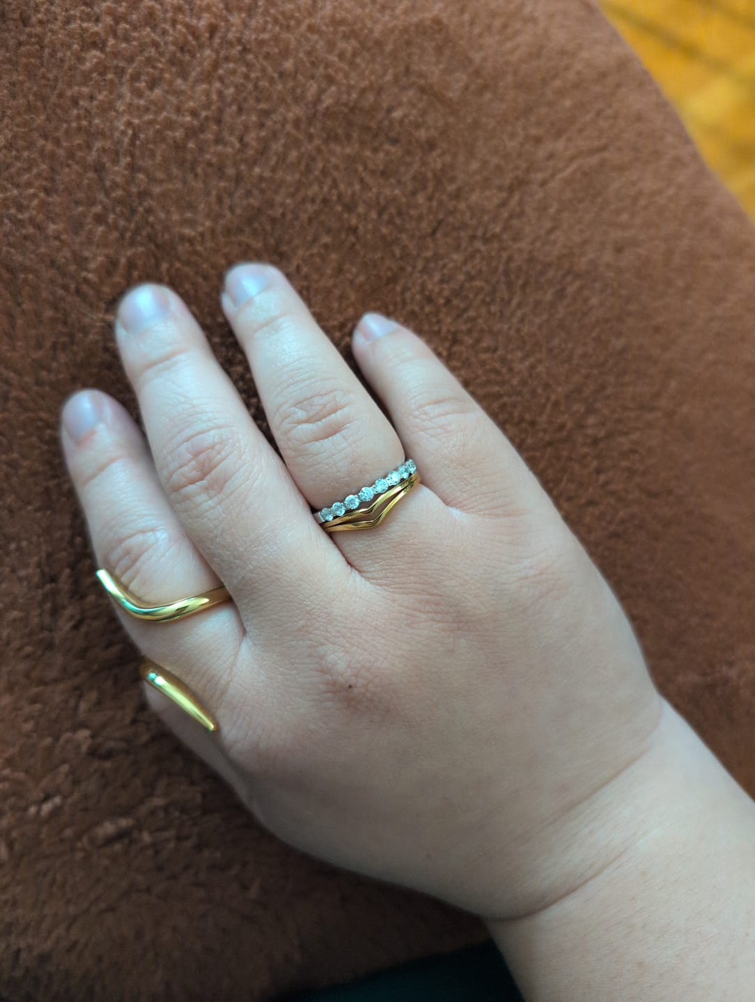 Customer photo review of Celestial Glow Ring