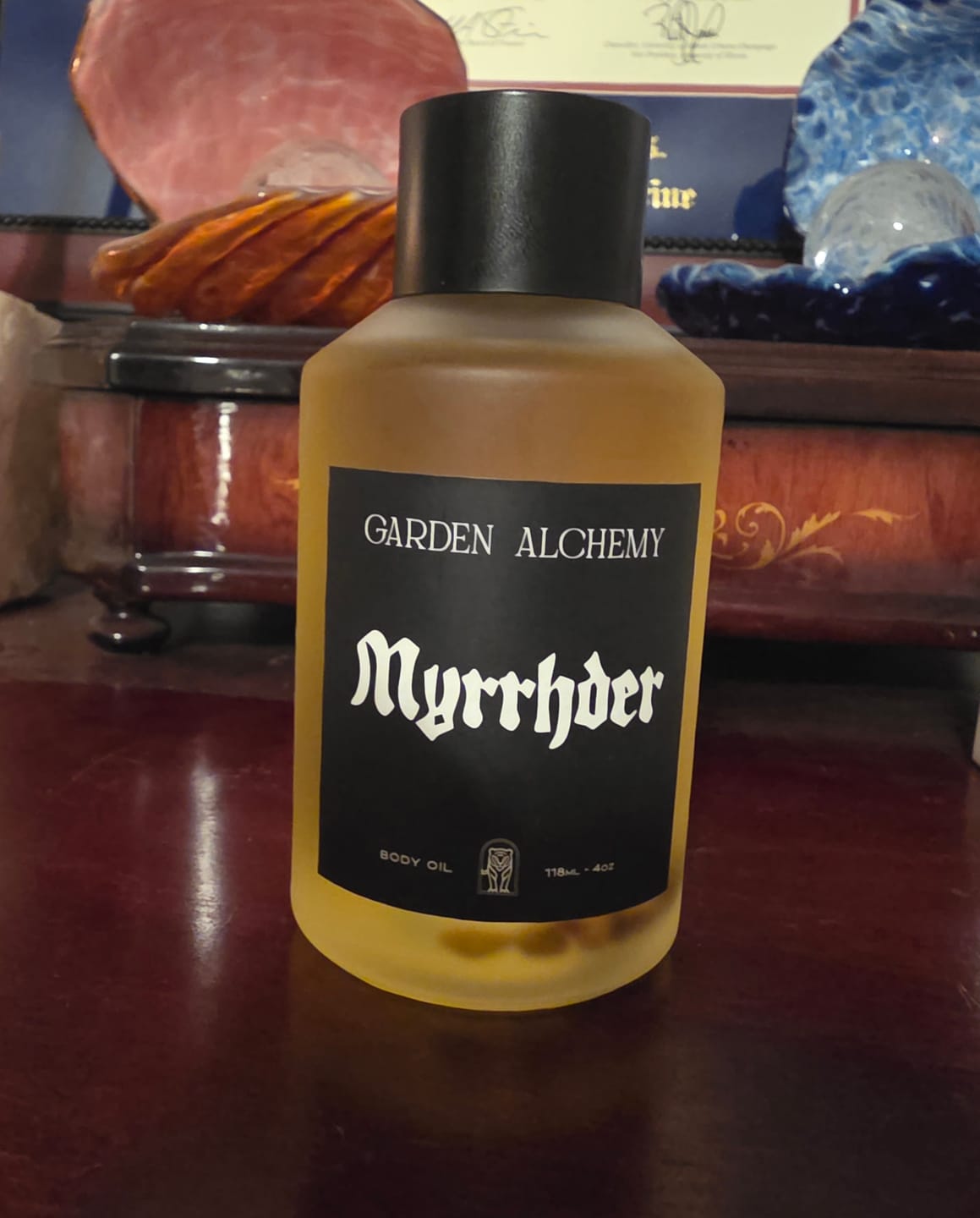 Customer photo review of MYRRHDER body oil
