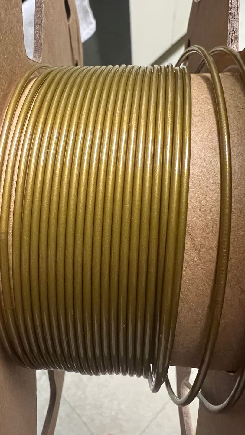 Customer photo review of Bronze PETG Filament 1.75mm