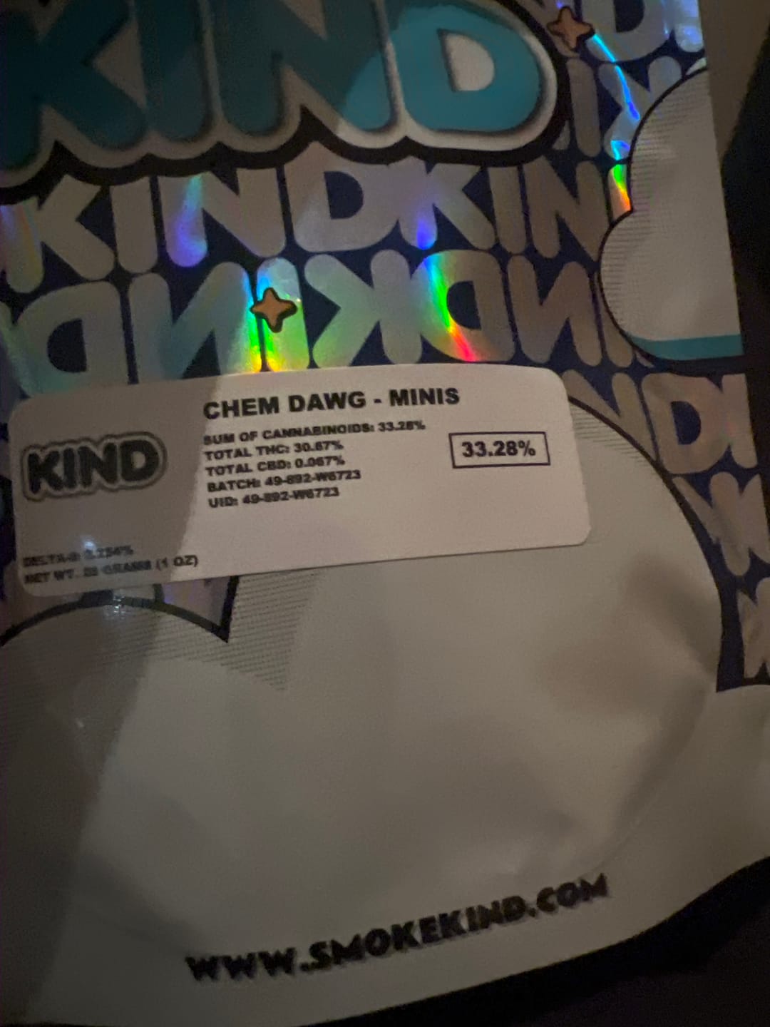 Customer photo review of Chem Dawg - Minis - 28 Grams - Hybrid