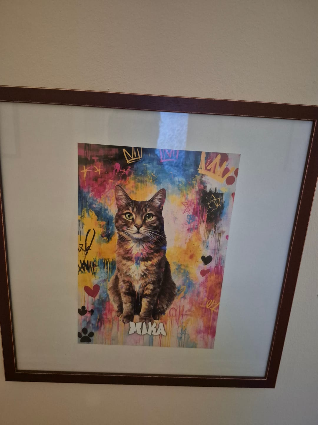 Customer photo review of Personalisiertes Poster - Graffiti