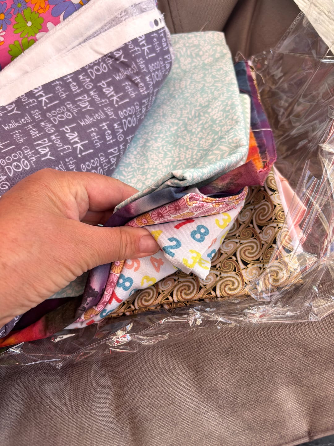 Customer photo review of Cotton Mystery Remnant Bundle