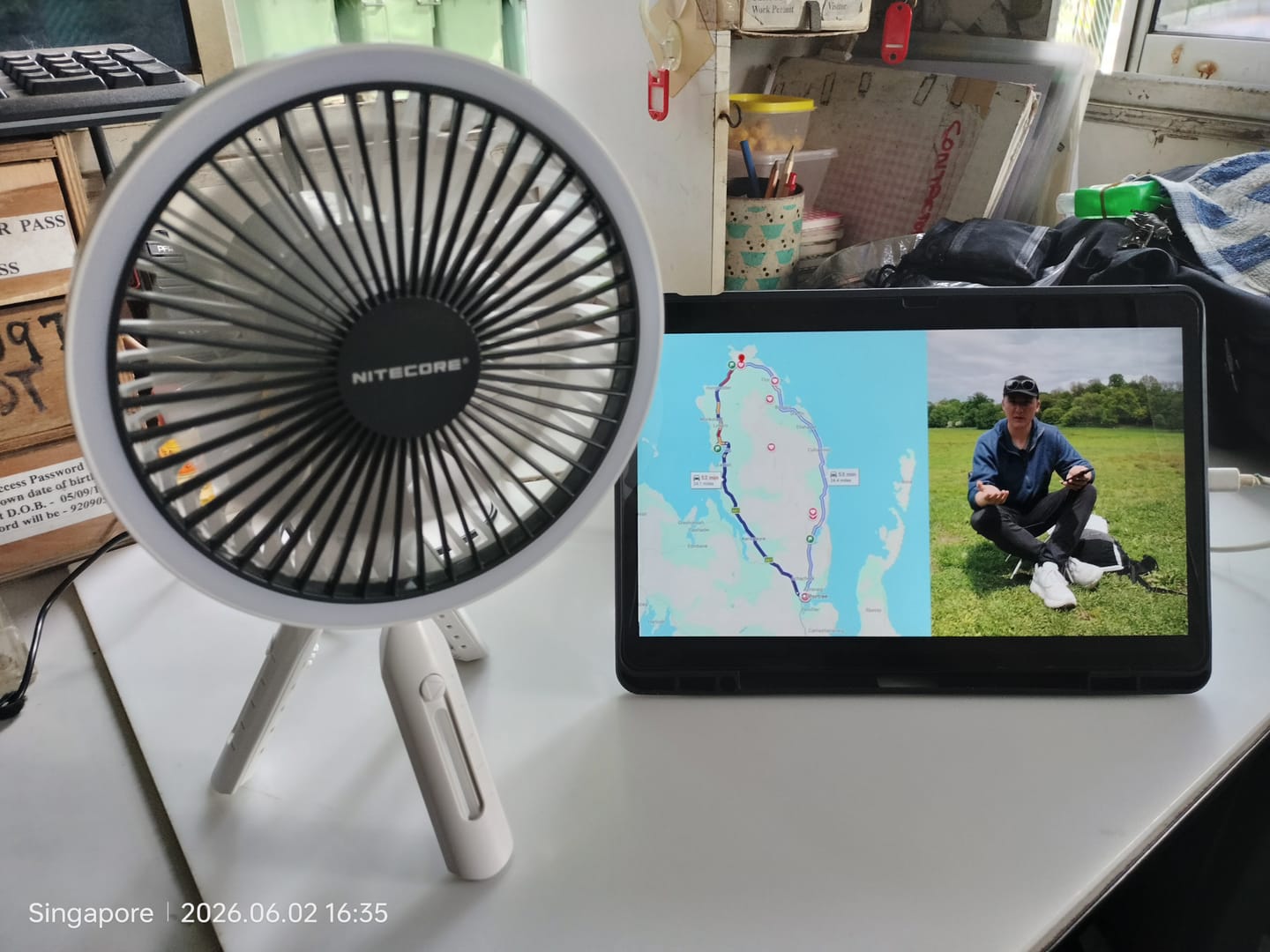 Customer photo review of NEF10 - LED Fan (10,000mAh)