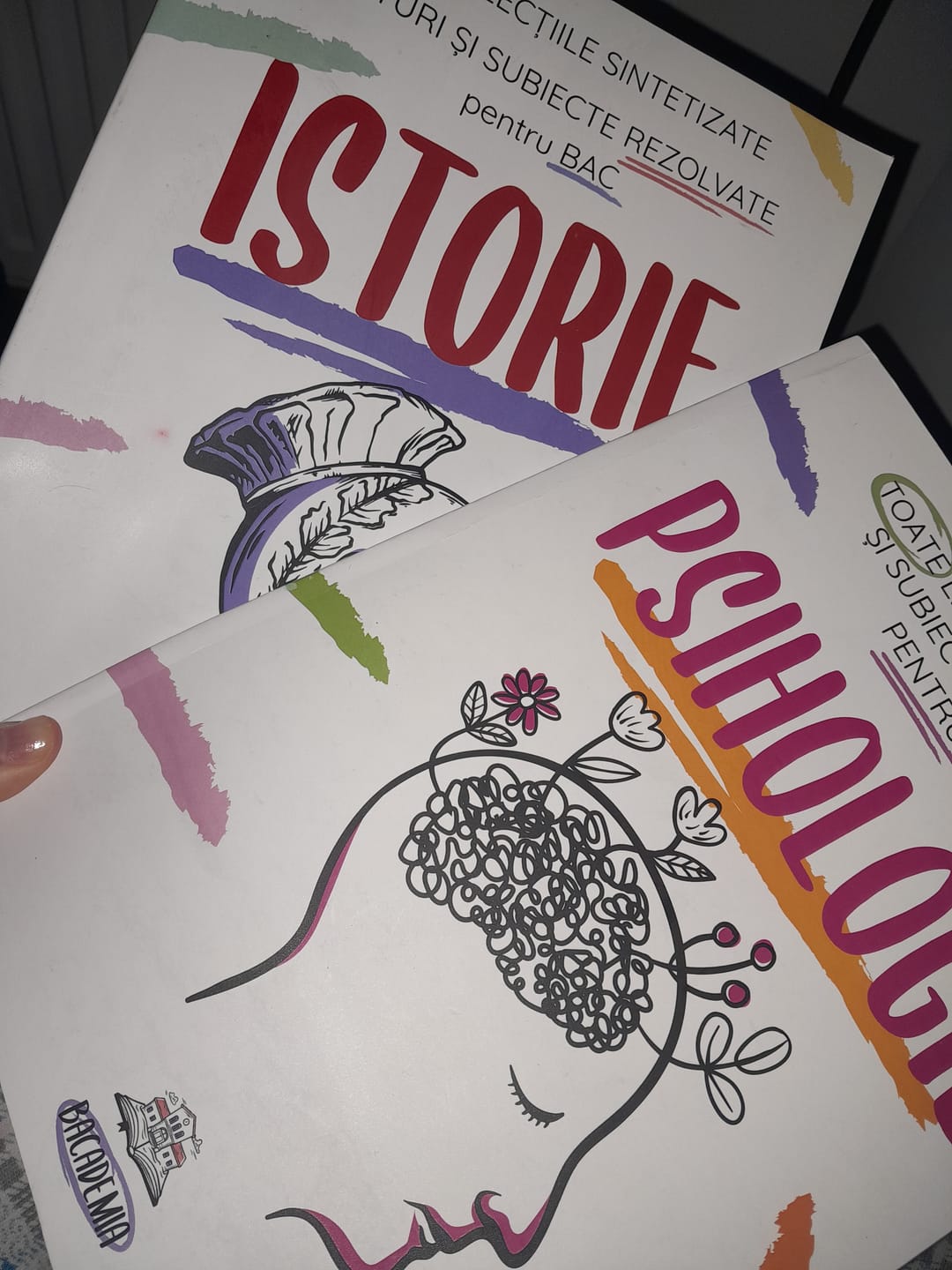 Customer photo review of Pachet Bacalaureat (Istorie + Psihologie) Bacademia