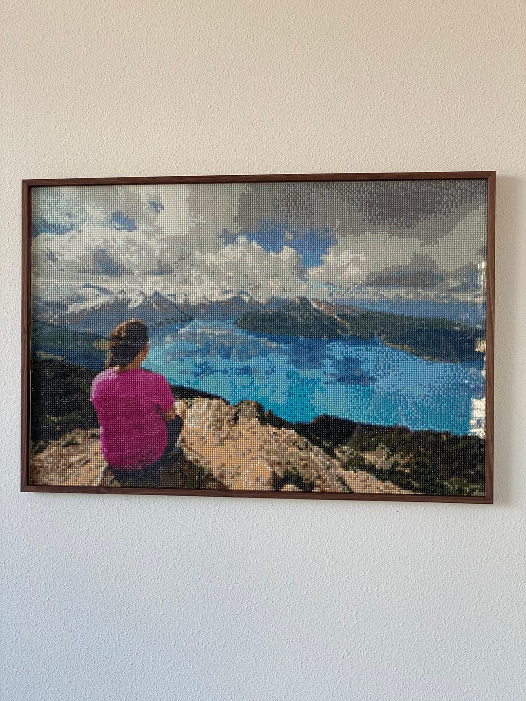 Customer photo review of Diamond Painting Eigen Foto - Snelle Levering