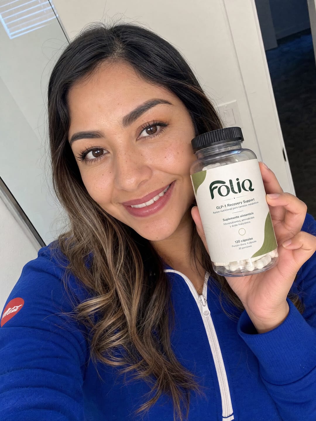 Customer photo review of FOLIQ® Recovery™ – Protocolo de Recuperación Capilar GLP-1