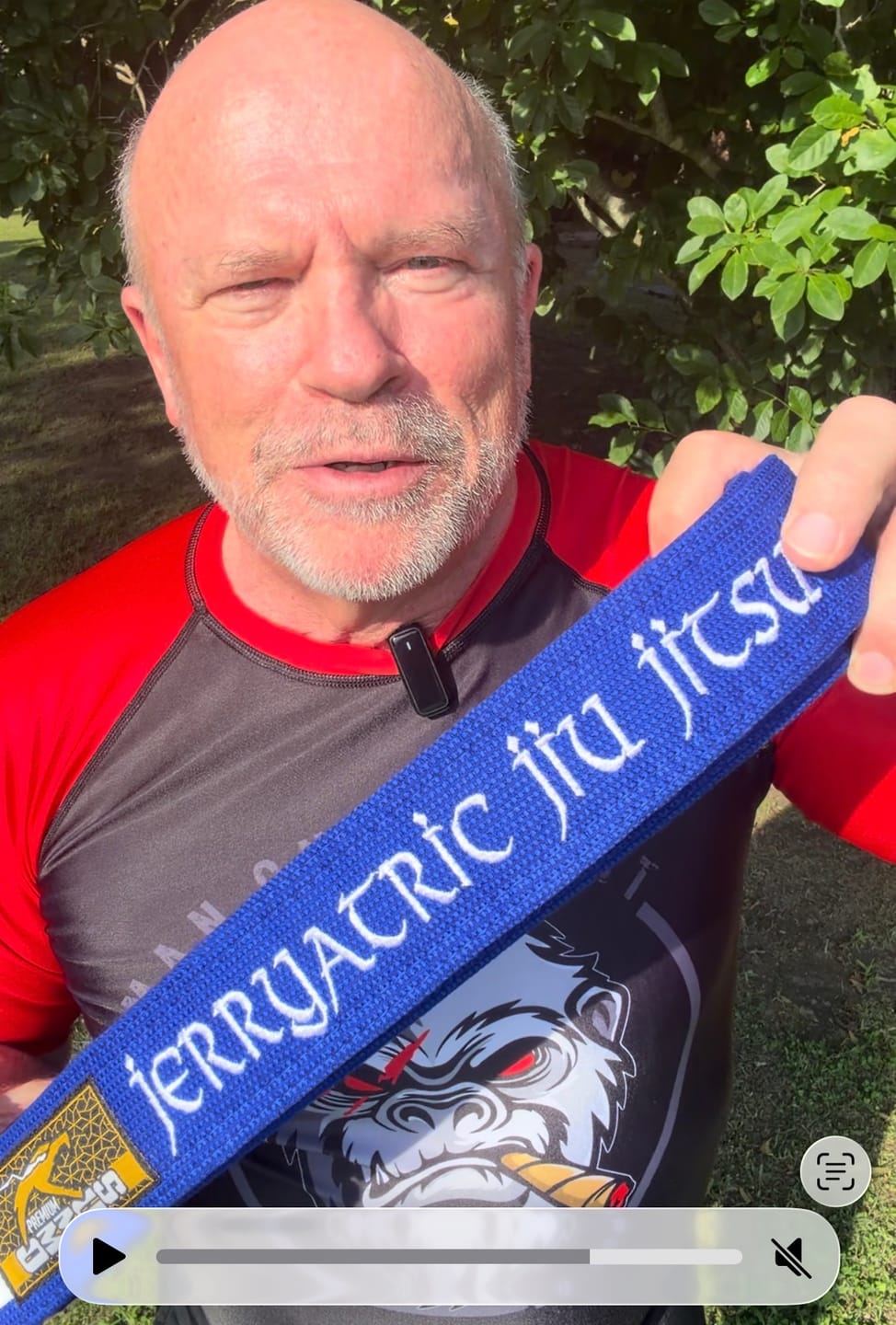 Customer photo review of Build Your Own - Premium BJJ Belt